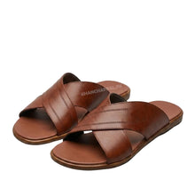 Premium Leather Slippers for Men – Soft Comfortable & Durable Everyday Wear