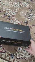 Grey Leather Handmade Kaptaan Chappal