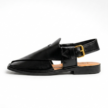 Premium Quality Peshawari Chappal Genuine Leather Black