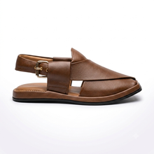 Imported Leather UltraSoft Premium Quality Brown Peshawari Chappal