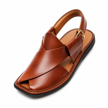 Medicated Premium Quality UltraSoft Traditional Burgundy Peshawari Chappal