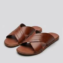 Premium Leather Slippers for Men – Soft Comfortable & Durable Everyday Wear