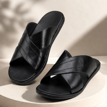 Premium Leather Slippers for Men – Comfortable & Durable Everyday Wear