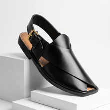 Premium Quality Peshawari Chappal Genuine Leather Black