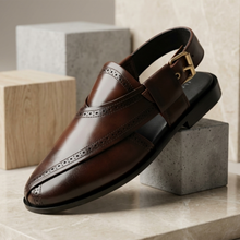 Signature Brown Peshawari Chappal – Premium Quality Leather Sandal