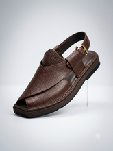 Ultra Soft New Design Kaptaan Chappal Dark Brown