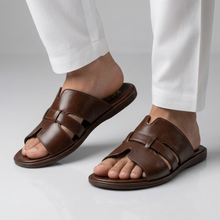 Handmade Genuine Leather Slippers for men