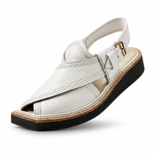 white kaptaan chappal