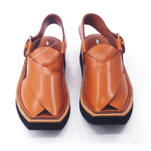 Premuim Quality Tan Leather Kaptaan Chappal Online | Imran Khan