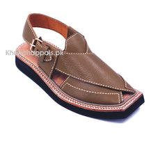Mehndi Leather Handmade Kaptaan Chappal