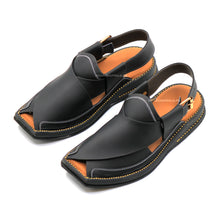 peshawari chappal black
