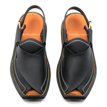 peshawari chappal black